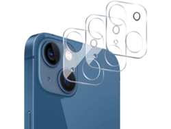Paquete De 3 Protectores De Lente Hd Para Iphone 13 Y Iphone 13 Mini, Antiarañazos Y Antiburbujas, 9h