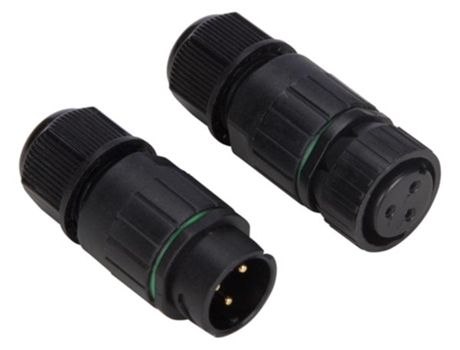 Soporte de cable 3P - Impermeable Ip67 - 13A 230V M F (1 juego) VELLEMAN