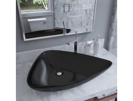 Lavabo MAISON ExCLUSIVE - de Cerámica Triangular Negro 645x455x115 mm