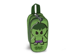 Hulk Bobblehead Estuche Portatodo 3D Doble, Verde
