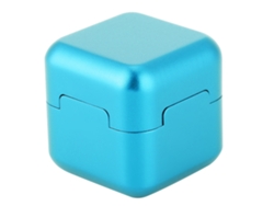Vlrla-2026portátil Mini Porta Tiza Para Puntas De Tacos De Billar Pool Snooker Aluminio Azul