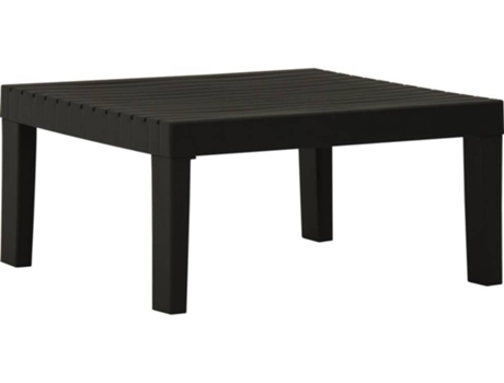 Mesita VIDAXL Gris Plástico (65x65x33 cm)