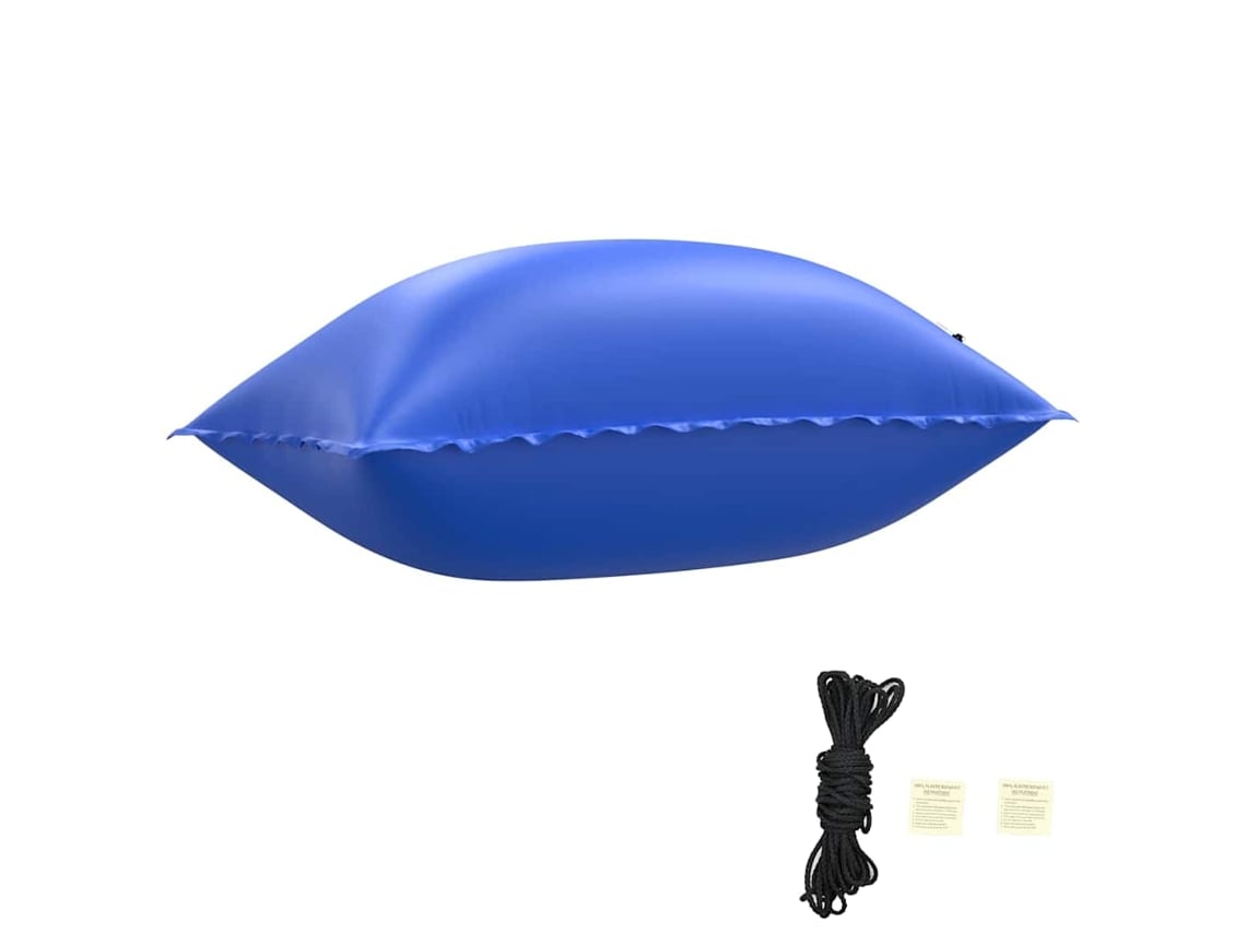 Almohada de piscina de PVC azul Vidaxl (400 x 200 x 140 cm)