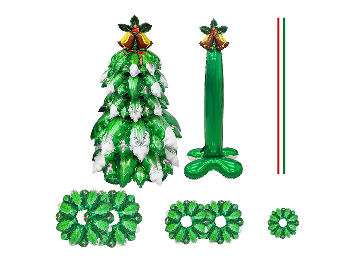 Globos navideños en forma de árbol, para fiesta de Navidad NEVEANCE