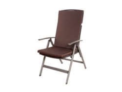 Cojín para silla 1 ud Cojín 110x47x4cm marrón cojín para silla de exterior Cojín de asiento con respaldo alto SETGARDEN