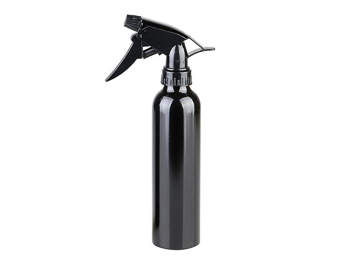 Botella De Aluminio Recargable Y Duradera De 250 Ml Para Pulverización De Tatuajes, Color Negro.