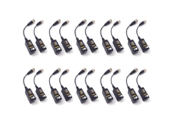 10 Pares De Transceptores De Balun De Vídeo Bnc Hd 8mp 1080p 720p Utp Cat5 Cvi Tvi Ahd Para