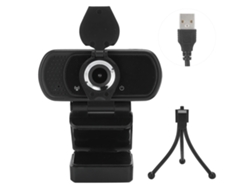 Cámara Web 1080p Con Micrófono, Trípode Mini Y Accesorio De Cámara De Computadora Usb Sin Controlador