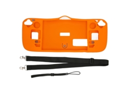 Cubierta Protectora De Silicona Con Cordón Para Steam Deck Naranja Resistente A Arañazos Y Deslizamientos