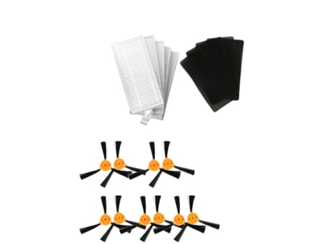 Filtros de Cepillo Lateral para Robot aspirador, filtros Hepa para Conga Excellence 990, piezas de aspiradora robótica, accesorios