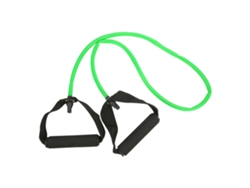 Cinturón elástico de látex para yoga, fortalecimiento del pecho, pérdida de peso y entrenamiento multifuncional, color verde.