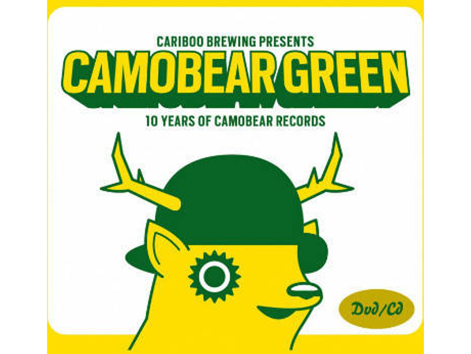 CD + DVD Varios - Cariboo Brewing Presents Camobear Green 10 Years Of Camobear Records