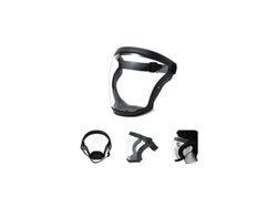 KOFIHETY Máscara Facial Protectora Total - Visera transparente y duradera, protección antivaho HD reutilizable para adultos (negro)