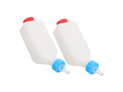 Biberones De 2 Piezas Para Corderos Y Terneros, Dispensador De Leche Para Animales