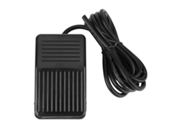Pedal Interruptor De Pie Momentáneo Antideslizante Tfs-01 250vac 10a Cable 2m Negro
