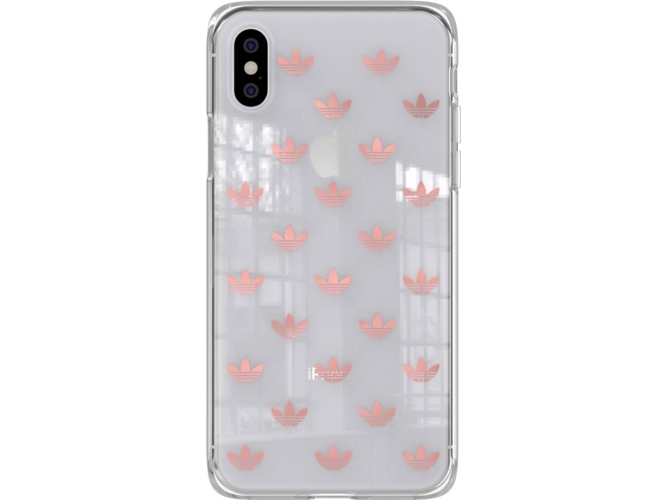Funda iPhone X, XS ADIDAS Clear Rosa