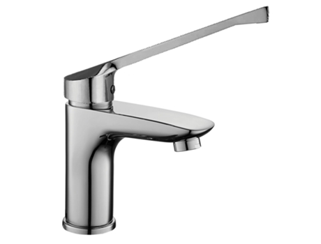 Grifo De Lavabo Con Maneta Medical monomando NAD acabado cromo brillo fabricado en latón KIBATH