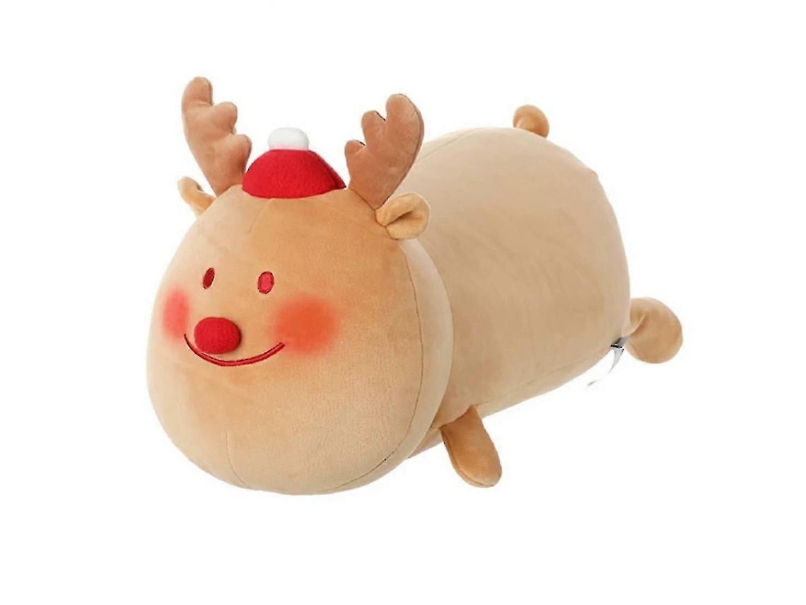 Hombrecito de jengibre navideño, árbol de Navidad, reno navideño, estrella navideña, almohada de peluche infantil, regalo para eventos Hengjian