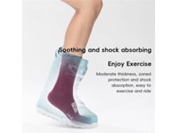 Pretas Rockbros Road To Sky Meias Ciclismo Profissionais Esportivas Respiráveis P Elásticas Confortáveis Absorção Impacto Cano Médio