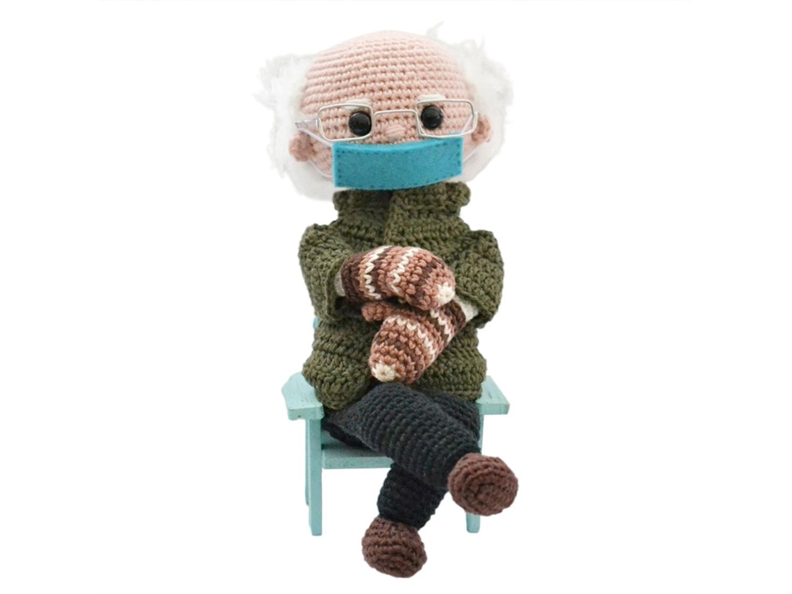 2026 Muñeco De Bernie Sanders De Peluche Hecho A Mano Regalo Souvenir Ideal Para Coleccionistas