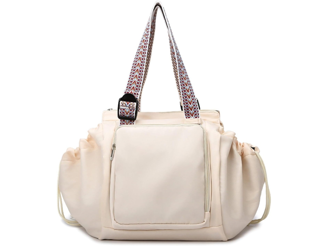 Bolso Tote Esencial con Gran Capacidad de Almacenamiento, Se Puede Usar como Mochila, Bolso Cruzado o Bolso de Hombro (Beige) Eifson
