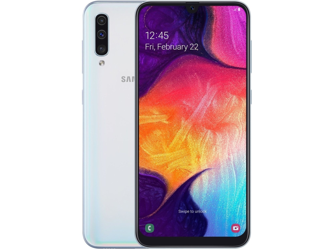 Smartphone SAMSUNG Galaxy A50 (Reacondicionado Marcas Mínimas - 128 GB - Blanco)
