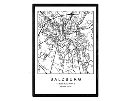 Lámina NACNIC Mapa Salzburg (A3)