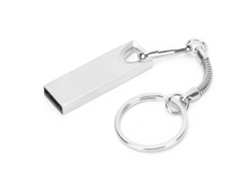 Memoria Usb 2.0 De Metal Mini Portátil Con Anillo Triangular Grande 64g Suministros De Computadora Plata