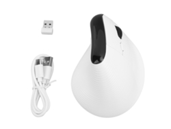 Ratón Inalámbrico Ergonómico Vertical Blanco