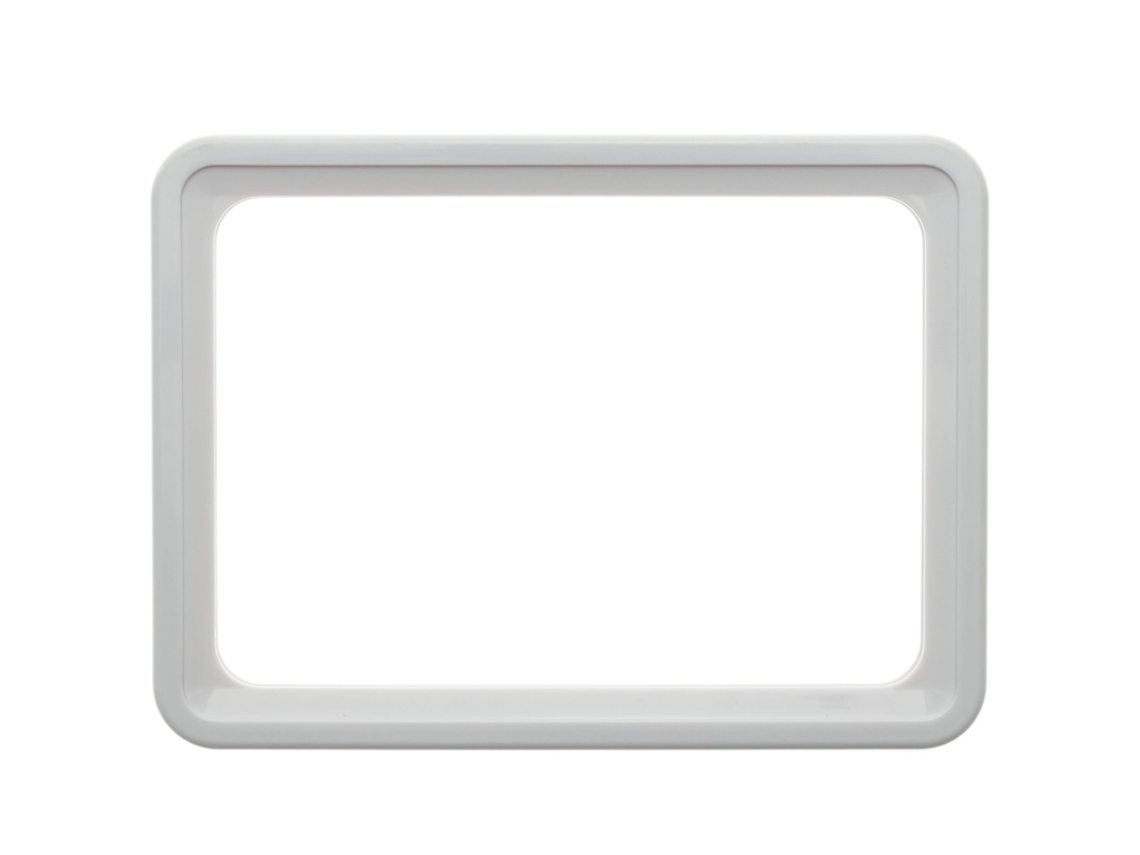 PRIMEMATIK.COM - Estrutura para sinais, cartazes e marca, branco tamanho A4 306x215mm