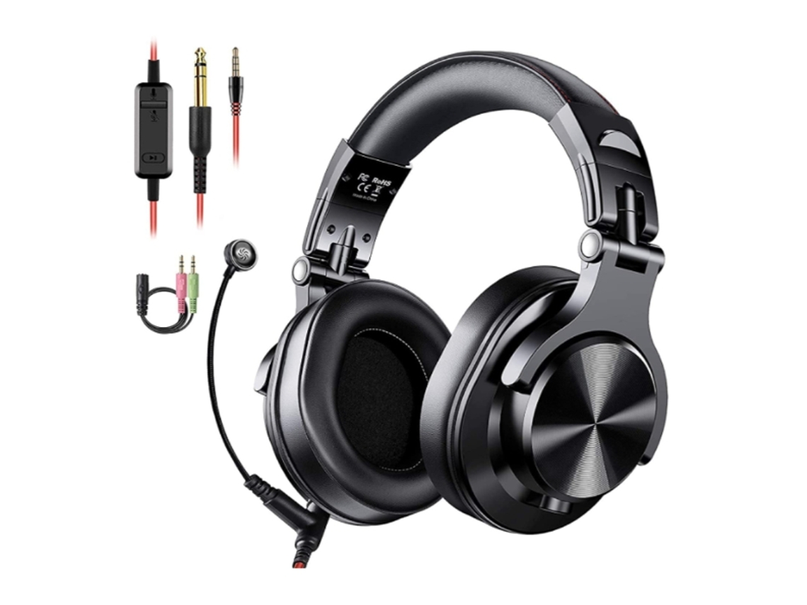 Auriculares Gaming con Micrófono Auriculares con Cable con Micrófono para Pc Skype Zoom Meeting Phone Laptop Gaming Ps4 Xbox YEMAESRE