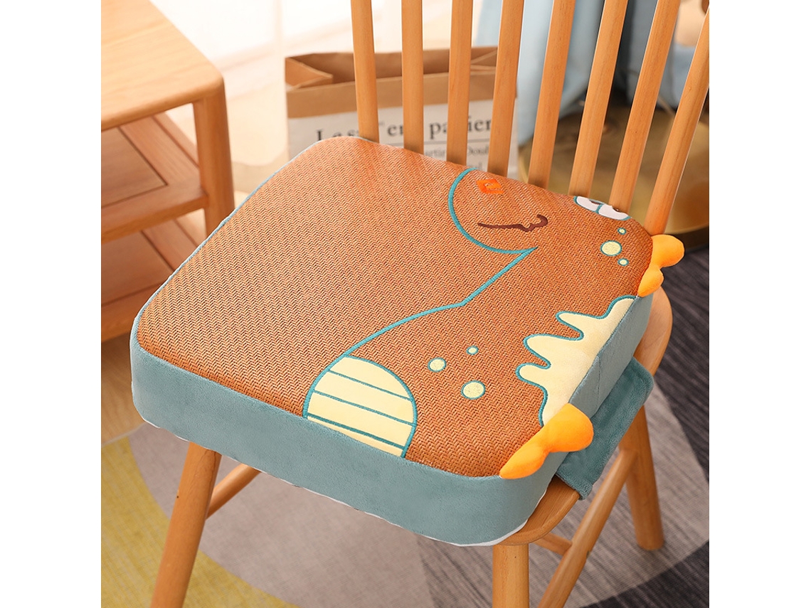 Silla de comedor Eifson con asiento elevador antideslizante y extraíble, 10 cm (tapete de dinosaurio)