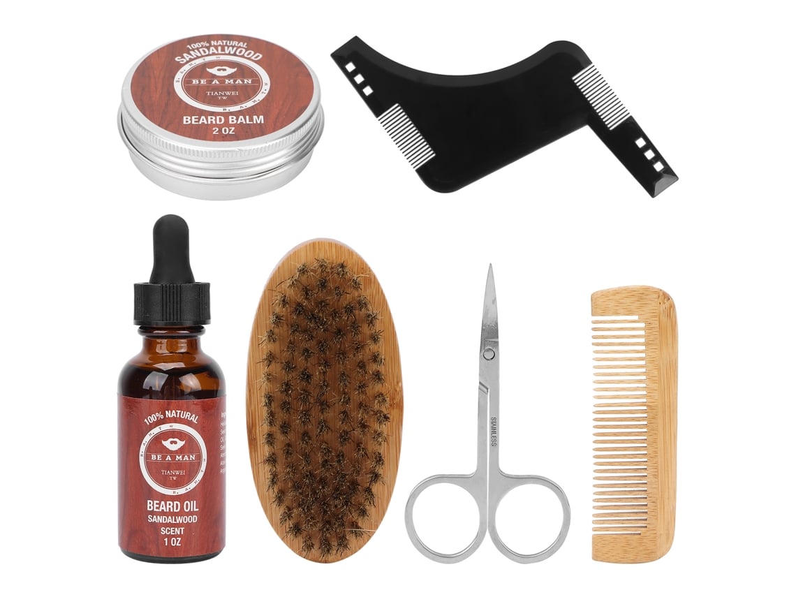 Kit De Cuidado E Barbear Profissional Para Presente Para Homens