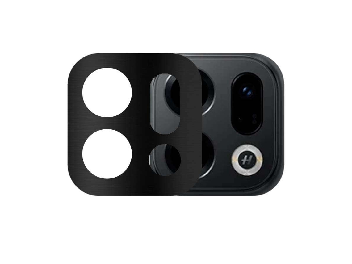 Protector Cámara Metalizado Negro Para Oppo Find X9