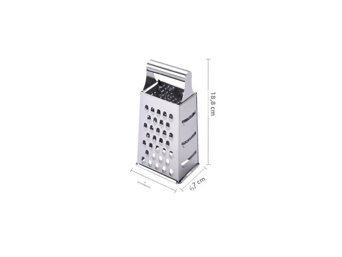 Rallador De Cocina Multifuncional De Acero Inoxidable De 6 Pulgadas Con Cuatro Cuchillas, Herramienta Manual