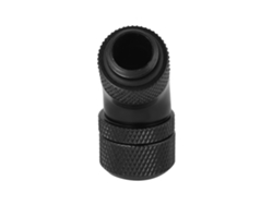 Adaptador De Refrigeración Por Agua De Codos Giratorios De 45° Con Rosca G1/4 Para Tubo Rígido De 9,5x12,7 Negro