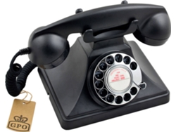 Teléfono GPO RETRO 200 Con Cable Negro