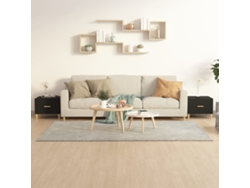 Mesas de Centro Apoyo 2 Piezas 50X50X40 cm Madera Procesada Negro