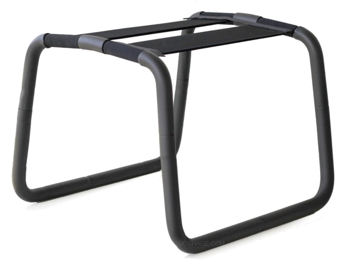 Silla portátil ALIPIS fabricada en nailon y metal, fácil de montar y desmontar.