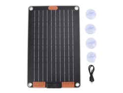 Panel Solar (carga Rápida Exterior Impermeable) 15w 5v2.5a Panel Solar Ultra Delgado Para Teléfonos Móviles Y Dispositivos Electrónicos