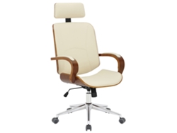 Silla De Oficina Dayton walnuss/creme CLP