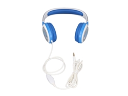 Auriculares Con Cable Para Niños Con Limitador De Volumen Y Cancelación De Ruido - Azul Animado