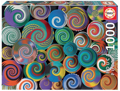 Puzzle EDUCA 1000 Cestas Africanas (Edad Mínima: 12 Años - 1000 Piezas)