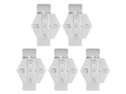 5 Cajas De Almacenamiento De Herramientas Para Montaje En Pared Con Ganchos Y Estantes Colgantes