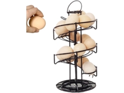 Dispensador de huevos, porta huevos, porta huevos de encimera, porta huevos independiente con asa Gokoco