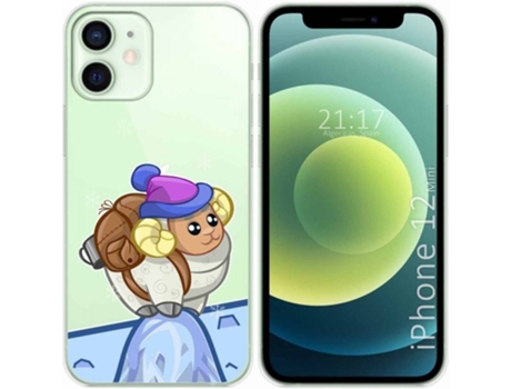 Carcasa iPhone 12 Mini (5.4) TUMUNDOSMARTPHONE Cabra Multicolor