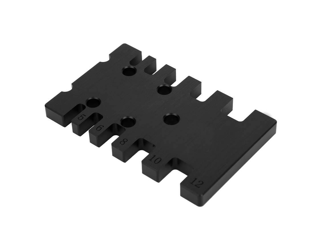 Calibrador De Aluminio Con Espiga Para Medir, Ideal Para Carpintería, Sierras De Mesa Y Herramientas - Negro