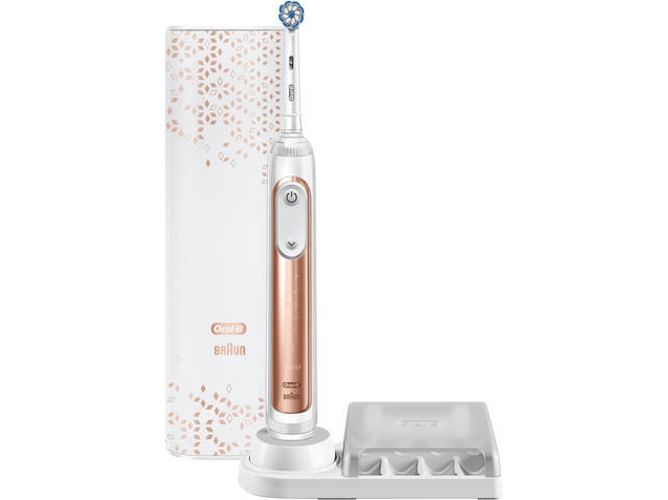 Cepillo de Dientes Eléctrico ORAL B Genius X Rosa Dorado (20000 rpm)