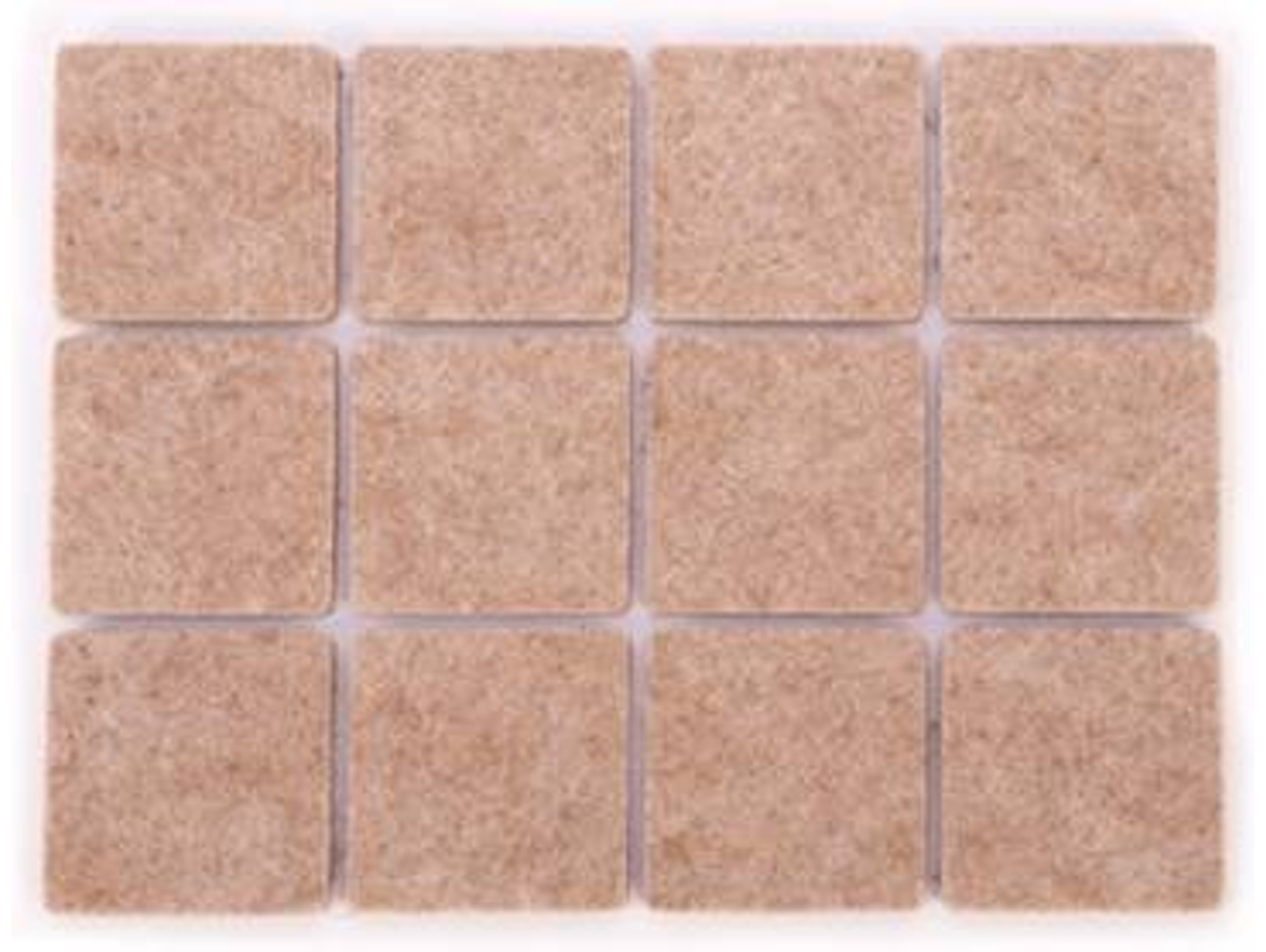 Protectores adhesivos p/ muebles TESCOMA Presto 25x25 mm (24un)