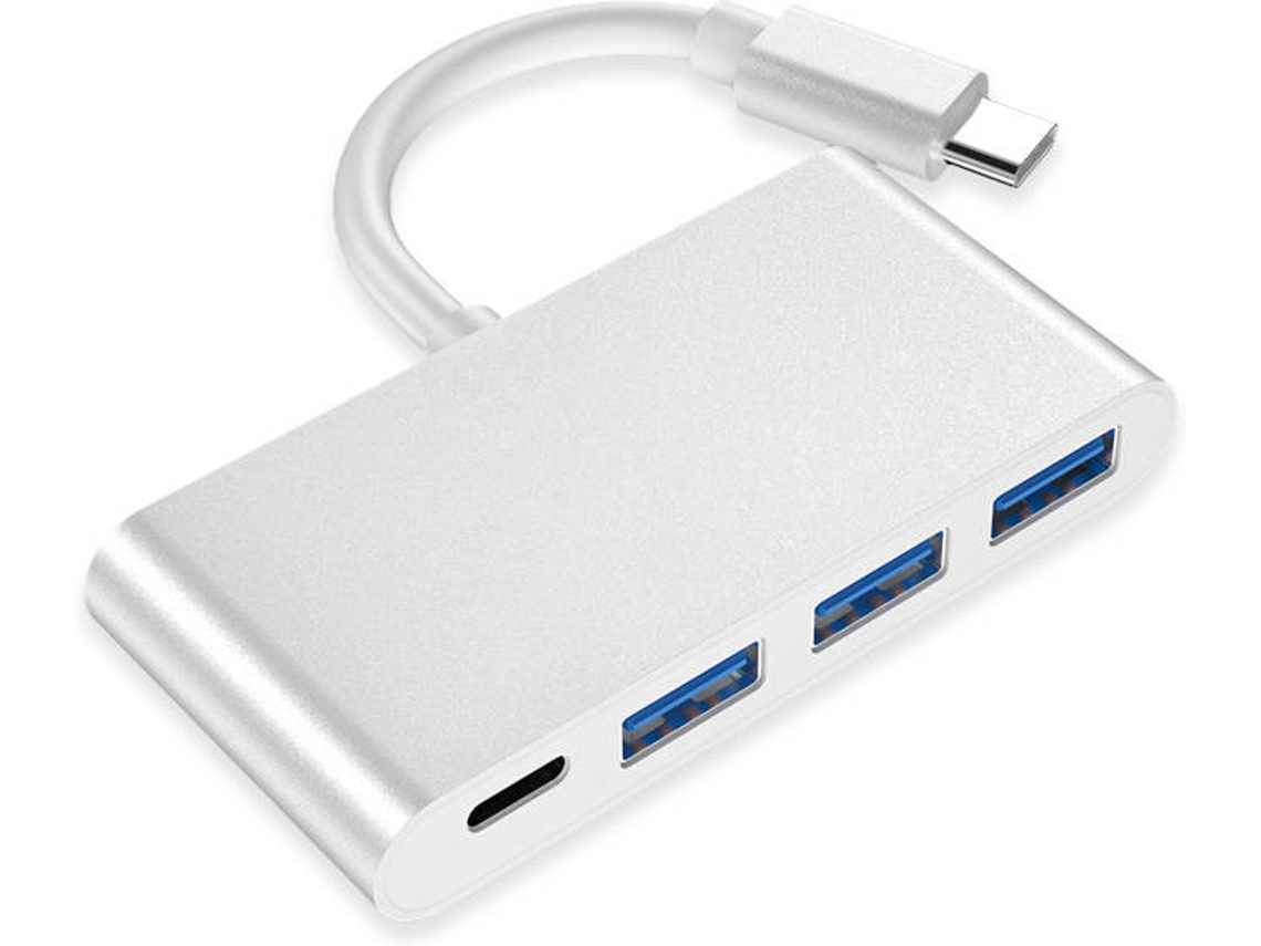 Adaptador De Concentrador Usb-c Para Juegos De 1 A 4 Puertos